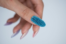 50 szt. Kryształki Turquoise rozmiar 8