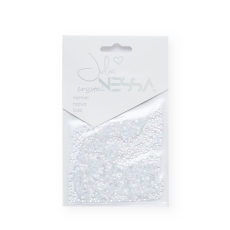 Opakowanie 1400 szt. białych perełek Unicorn z logo Julia Nessa crystal