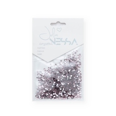 Opakowanie 1400 szt. ciemnoróżowych kryształków Vintage Rose z logo Julia Nessa crystal