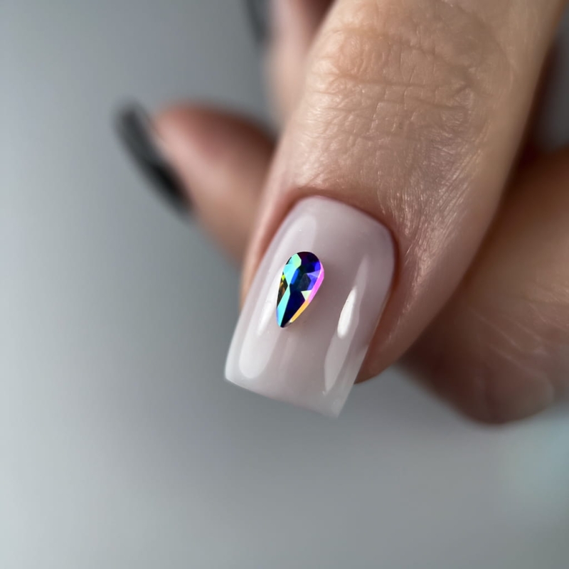 6 szt. Kryształki Pear Slim Mermaid