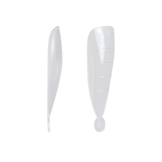 Salon Almond Dual Form – przezroczysta forma z uchwytem w widoku z boku i z góry