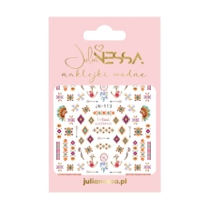 Naklejki wodne boho 2 (JN-113) w różowym opakowaniu