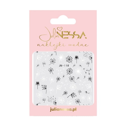 Naklejki wodne - dmuchawce B&W