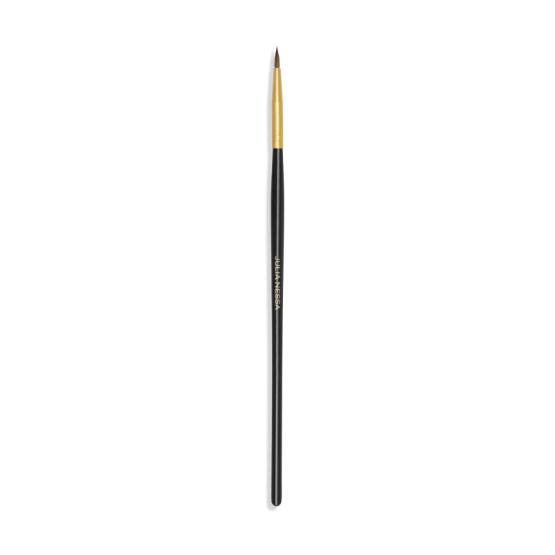 Pędzelek Wood Zhostovo II Brush – czarna rączka, złota skuwka i spiczaste włosie