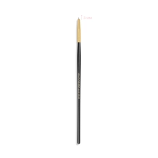 Pędzelek Wood Slim Line Brush 3 mm – czarna rączka i złota skuwka