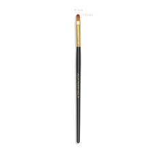 Pędzelek Wood Gel Brush 6 – czarna rączka, złota skuwka i płaskie włosie