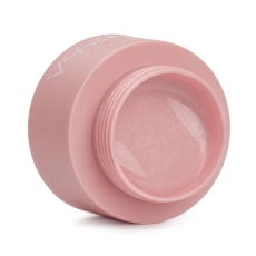 Otwarty słoiczek żelu Tixy Cover Diamond Pink 50 ml z różową masą z drobinkami