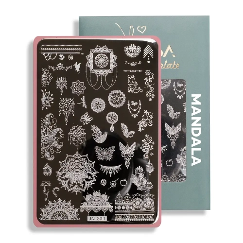 Blaszka do stempli - Mandala