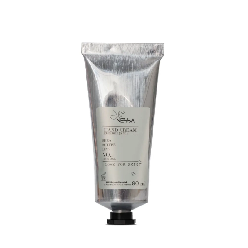 Srebrna tubka perfumowanego kremu do rąk No.3 80 ml