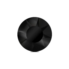 Kryształek Black w rozmiarze 5 – czarny, zbliżenie na szlif