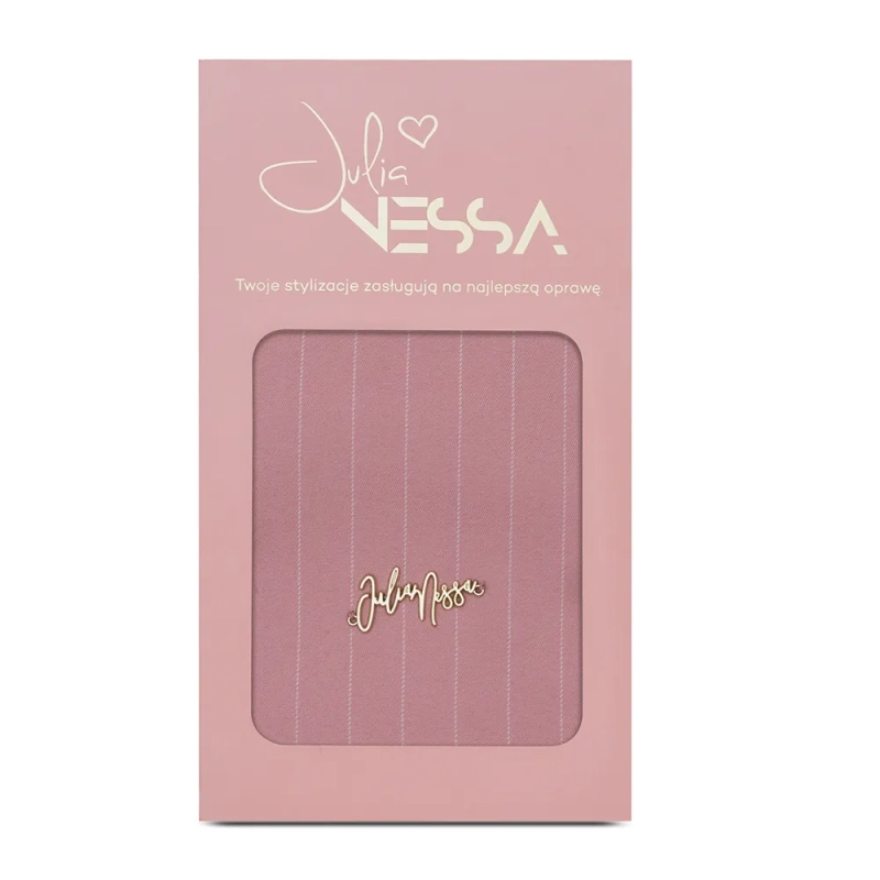 Rękaw do zdjęć - Marynarka brudny róż paski