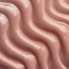 Żel Tixy Cover Natural – beżowo-różowa masa ułożona w fale, zbliżenie