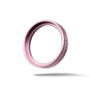 Różowy obiektyw makro ZoomNails 4K 55-115 mm z widocznym napisem ZoomNails 4K na metalowej obudowie