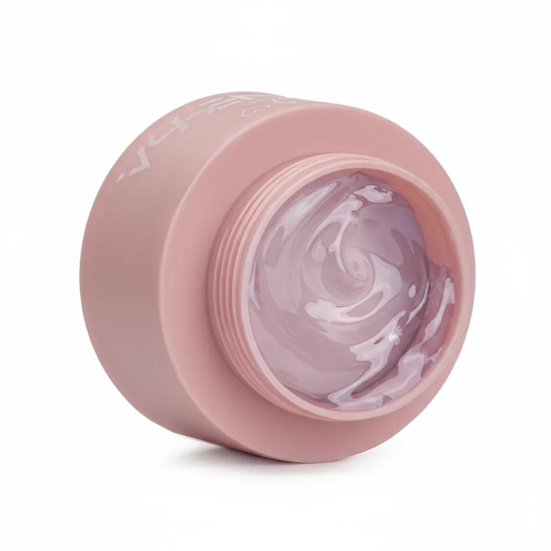 Otwarty słoiczek żelu Master Clear Gel 30 ml z przezroczystą masą