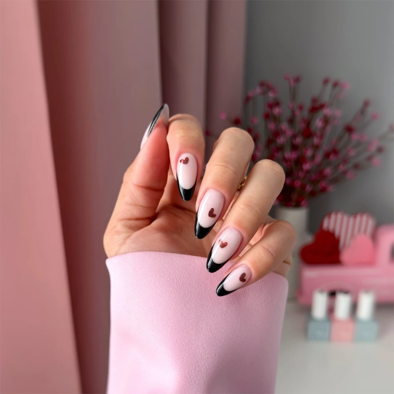 Naklejki na paznokcie - serduszka