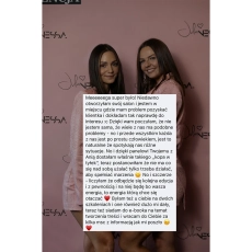 Opinia uczestniczki konferencji Julia Nessa o motywacji do działania na tle zdjęcia dwóch kobiet