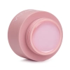 Płynny akrylożel Liquid AcrylicGel Milky Pink 50 ml w odcieniu mlecznego różu, widok na otwarty słoiczek z konsystencją produktu
