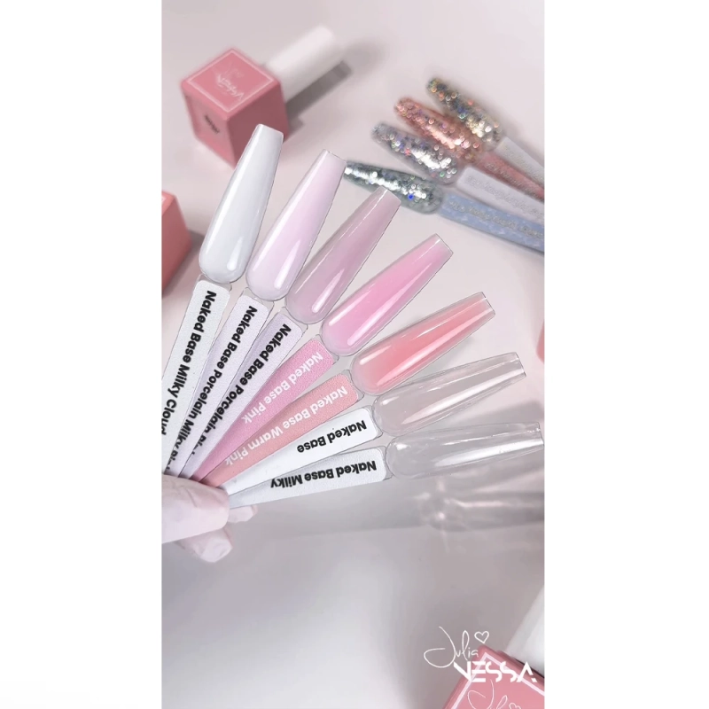 Baza hybrydowa - Naked Base Porcelain Pink 8 ml